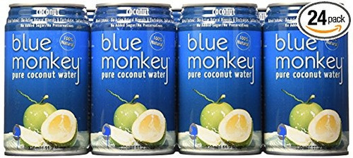 Mono Azul 100% Natural Agua De Coco, 11,2 Onzas (paquete De 
