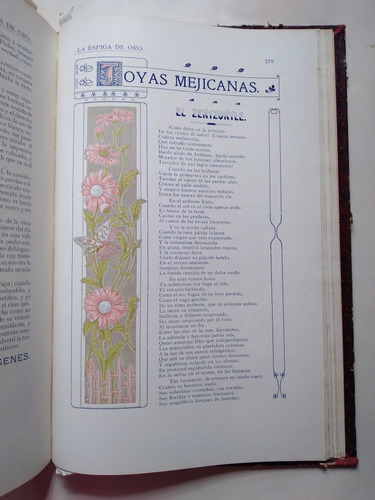La Espiga De Oro Antigua Publicación Poblana 1909-10 Puebla (Usado)