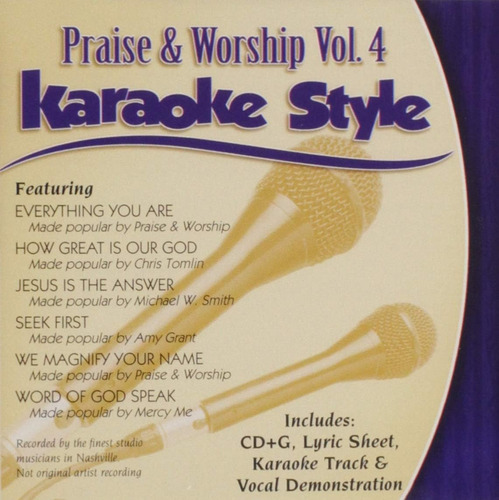 Cd: Daywind Karaoke Style: Praise & Worship, Vol. 4
