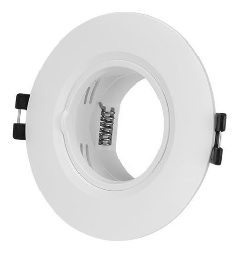 Spot Embutir Fijo Rita1 Para Dicroica Led Gu10 Blanco Lk