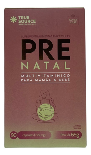 Multivitamínico Prenatal 90 Cápsulas True Source