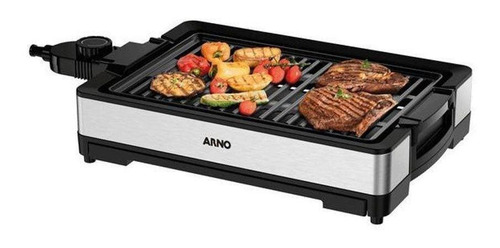 Churrasqueira Elétrica Arno 1000w Inox 127v(reembalado)