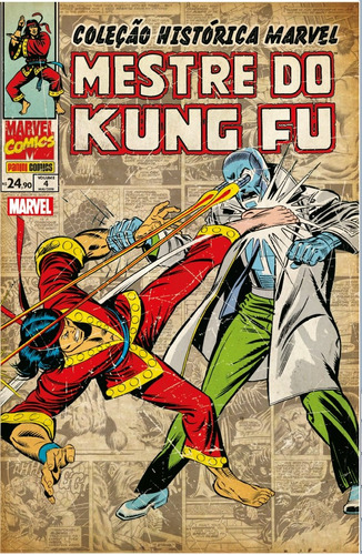 Coleção Histórica Marvel: Mestre Do Kung Fu - Volume 4, de Moench, Doug. Editora Panini Brasil LTDA, capa mole em português, 2018