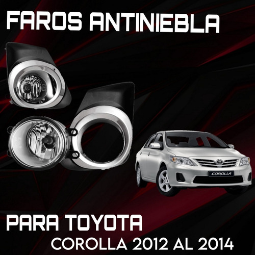 Kit Antinieblas Toyota Corolla 2012/2014
