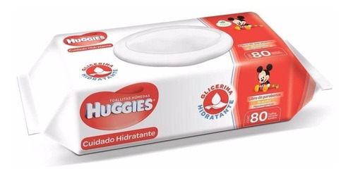 Toallitas Húmedas Huggies Cuidado Hidratante 80 Pzas