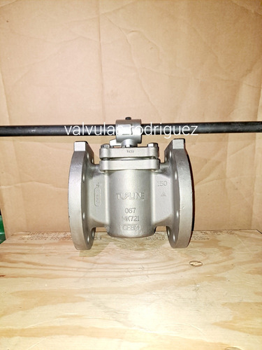 Valvula Macho Marca Tufline De 4 Acero Inoxidable Fig 067