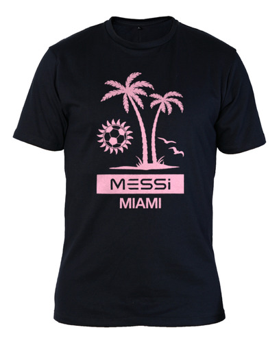 Remera Algodon Premium -  Inter Miami  0425 Messi 5