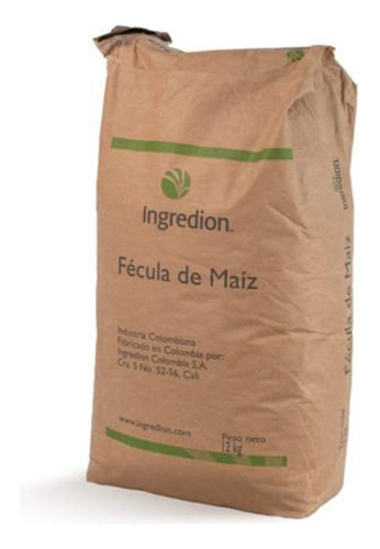 Fécula De Maíz Bulto De 25kg Maizena Ingredion