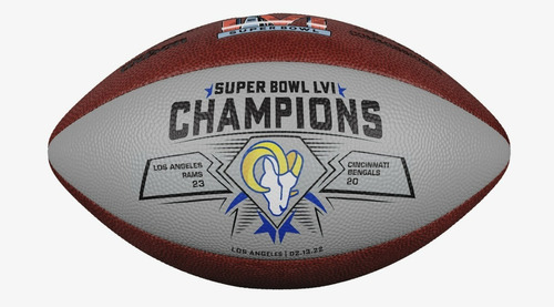 Balon Americano Nfl Super Bowl Lvi Rams Championship Wilson