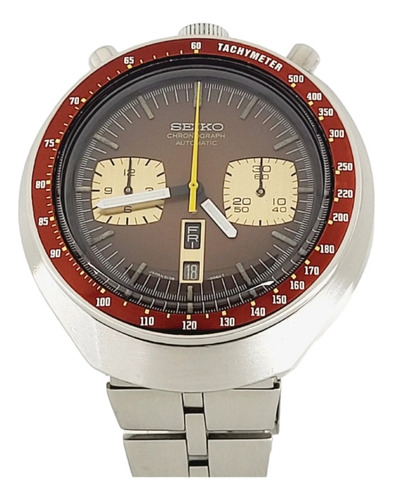 Reloj Seiko Bullhead 6138-0040 Cronógrafo Automático Exelent (Reacondicionado)