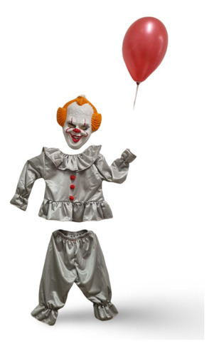 Disfraz Payaso It Pennywise Halloween Niños Niñas