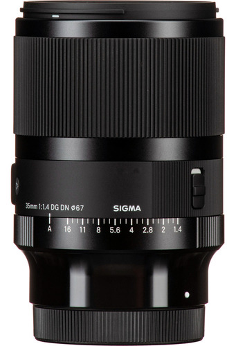 Lente Sigma 35mm F/1.4 Dg Dn Art Para Leica L Color Negro Tipo De Montaje Montura En L