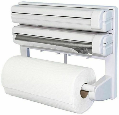 Set Dispensador Triple Para Papel Nova Film Alusa