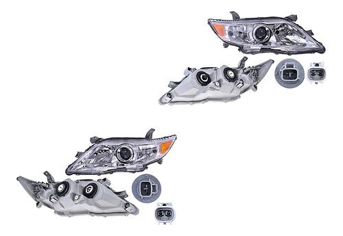 Set Faros Delanteros Depo Toyota Camry 2010 - 2011