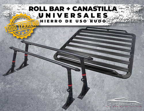 Barras Roll Bar Y Canstilla Portaequipaje Pick Up Para Batea