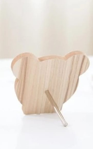 Espejo Para Maquillaje, Tocador, Con Marco De Madera, Oval.