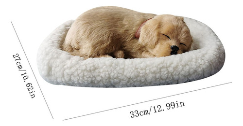 . .. Muñeco De Perro/gato De Peluche Realista Durmiendo Y