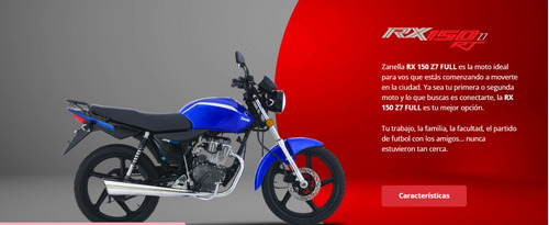 Zanella Rx 150 Full - Patentada $1.127.000 (sapucai)