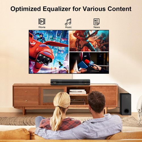Barra De Sonido Hiwill Hielite A21 2.1ch Dolby Atmos 200w
