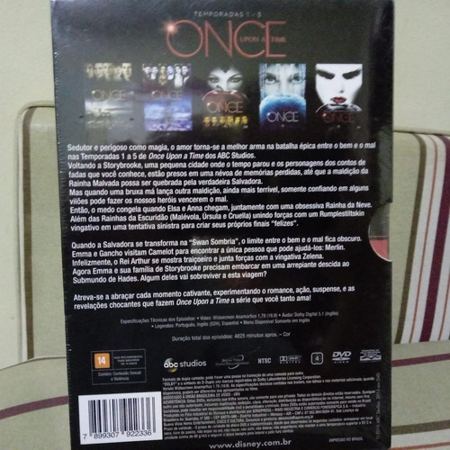 Box Once Upon A Time - Temporadas 1-5 (lacrado) (Usado)