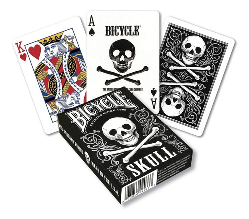 Baraja Naipe Bicycle Skull Original