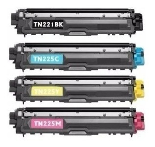 Toner Para Brother Tn221 Tn225 Pack 4 Colores Compatible