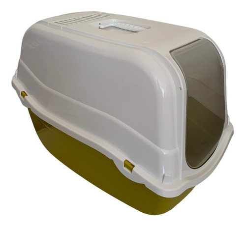 Imagen 2 de 4 de Baño Sanitario Cubierto Romeo Para Gatos + Filtro