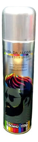 Tinta Temporária Para Cabelo Cor Prata 250ml/125g