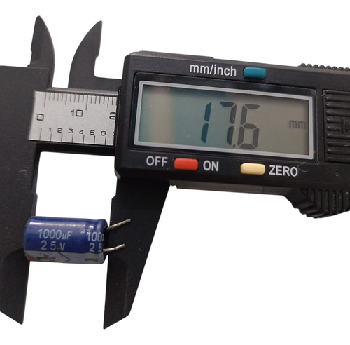 2 Capacitores Electrolíticos Honsing 1000uf 25v +85°c