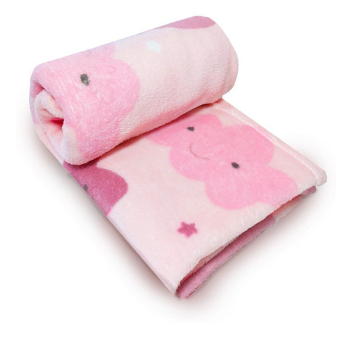 Manta de microfibra Baby Hazime Comfort para niña Pink Cloud
