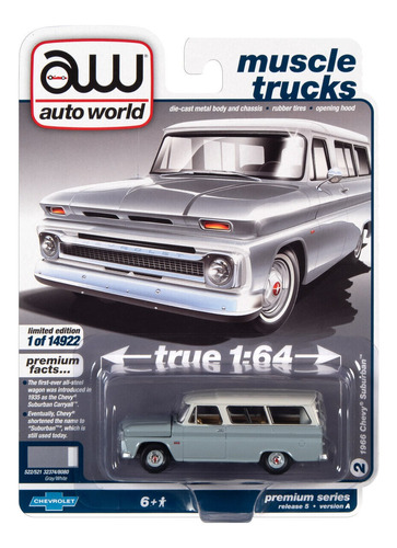 Camioneta Grey 1966 Chevrolet Suburban - A Pedido_exkarg