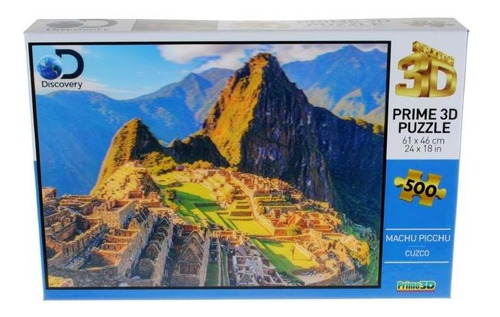 Puzzle 3d De 500 Piezas - Machu Picchu