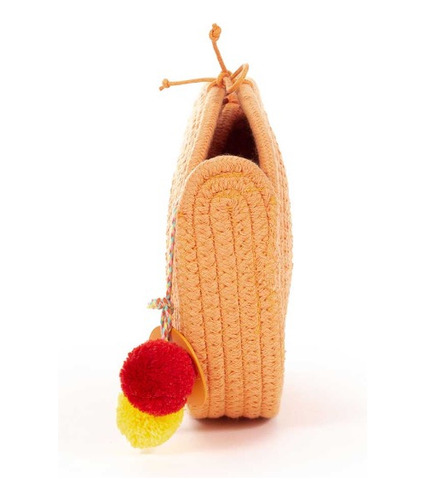 Bolsa Crossbody Cloe Girls Tejido Color Naranja