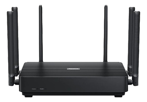 Router Xiaomi Mi Ax3200 Negro 3202mbps Wi-fi 6 2.4g 5g Sopor