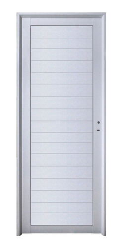 Imagen 1 de 8 de Puerta Aluminio 80x200 Ciega Lisa M504 Abershop