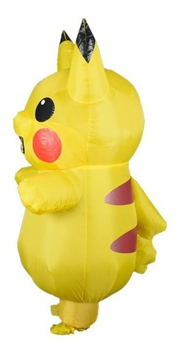 Imagen 2 de 3 de Disfraz Halloween Pikachu Inflable Pokemon