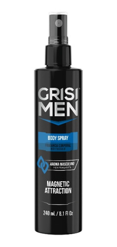 Body Spray Magnetic  240ml - mL a $94