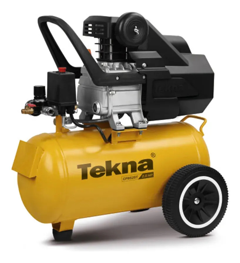 Compressor de ar 8 pés 24L 2,5hp 116 libras - CP8525T-2C - Tekna
