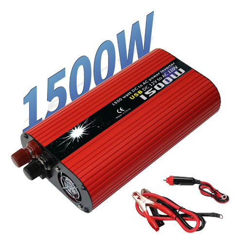 Inversor De Corriente Para Coche 1500w De Onda Sinuso 110v