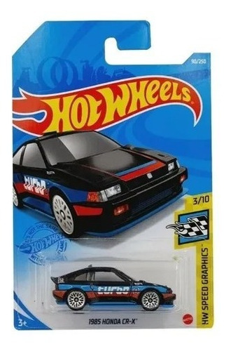 Hot Wheels 1985 Honda Cr - X Turbo Hw Speed Graphics O