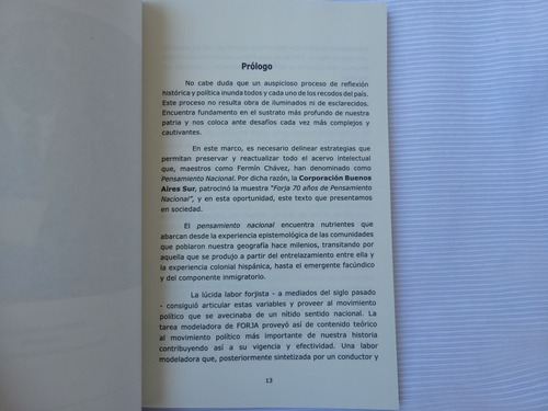 Imagen 4 de 7 de Forja 70 Años De Pensamiento Nacional Delia M Garcia Y Otros