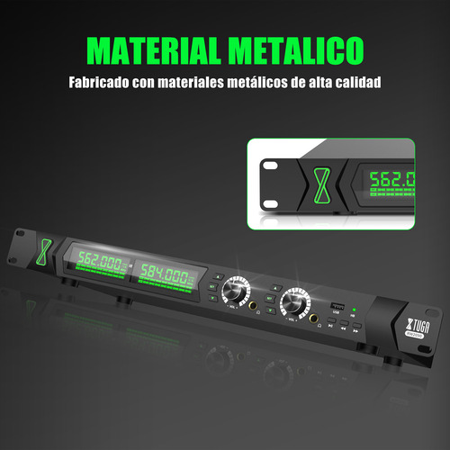 Xtuga Sistema De Monitoreo Inalambrico 2 Canal 2 Receptores