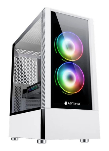 Case Antryx Rx 460 Mesh White X3 Fans Usb-a 3.0 Sin Fuente