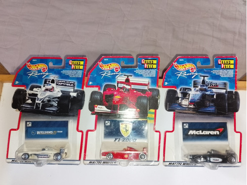 Set De 3 Hot Wheels Grand Prix F1 Ferrari /mclaren /williams