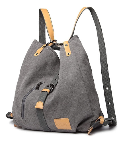 Mochila De Lona Vintage Multifuncional Para Mujeres