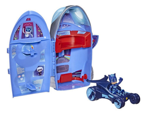 Pj Masks Juego De Cuartel General 2 En 1, Juguete Preescola.