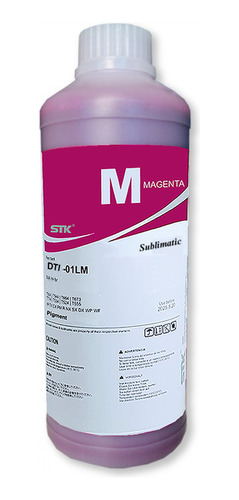 01 Litro Tinta Sublimatica Digital P/ Epson Ecotank Inkjet