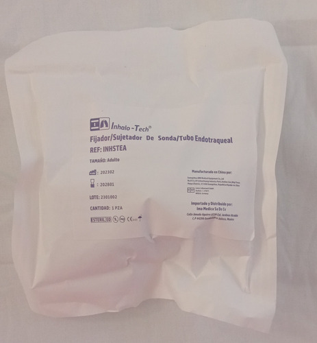 Fijador Para Tubo Endotraqueal Inhalo Tech Paquete Con 5 Pza
