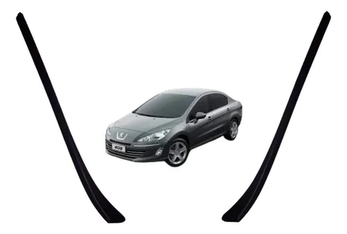 Kit X2 Moldura Lateral Parabrisas Original Peugeot 408