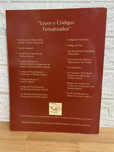 Código De Proc. Civiles Para El Distrito Federal 2010 (Usado)